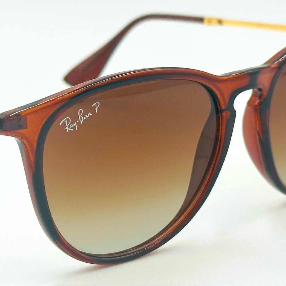 Ray-Ban Women’s Polarized Sunglasses Erika RB4171 54mm Brown w/ Gradient Lens